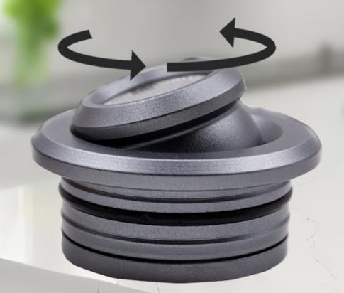 LED Mini-Schwenkspot Ø33mm, Anthrazit – Möbel- & Nischenbeleuchtung