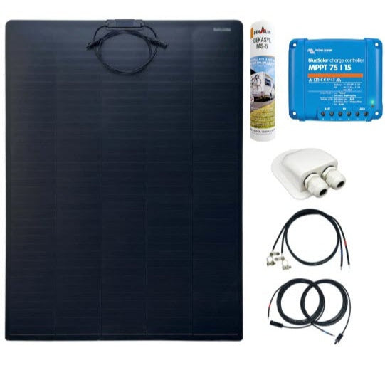 180 Watt Flexi Camping-car Système solaire, 12 Volt SET