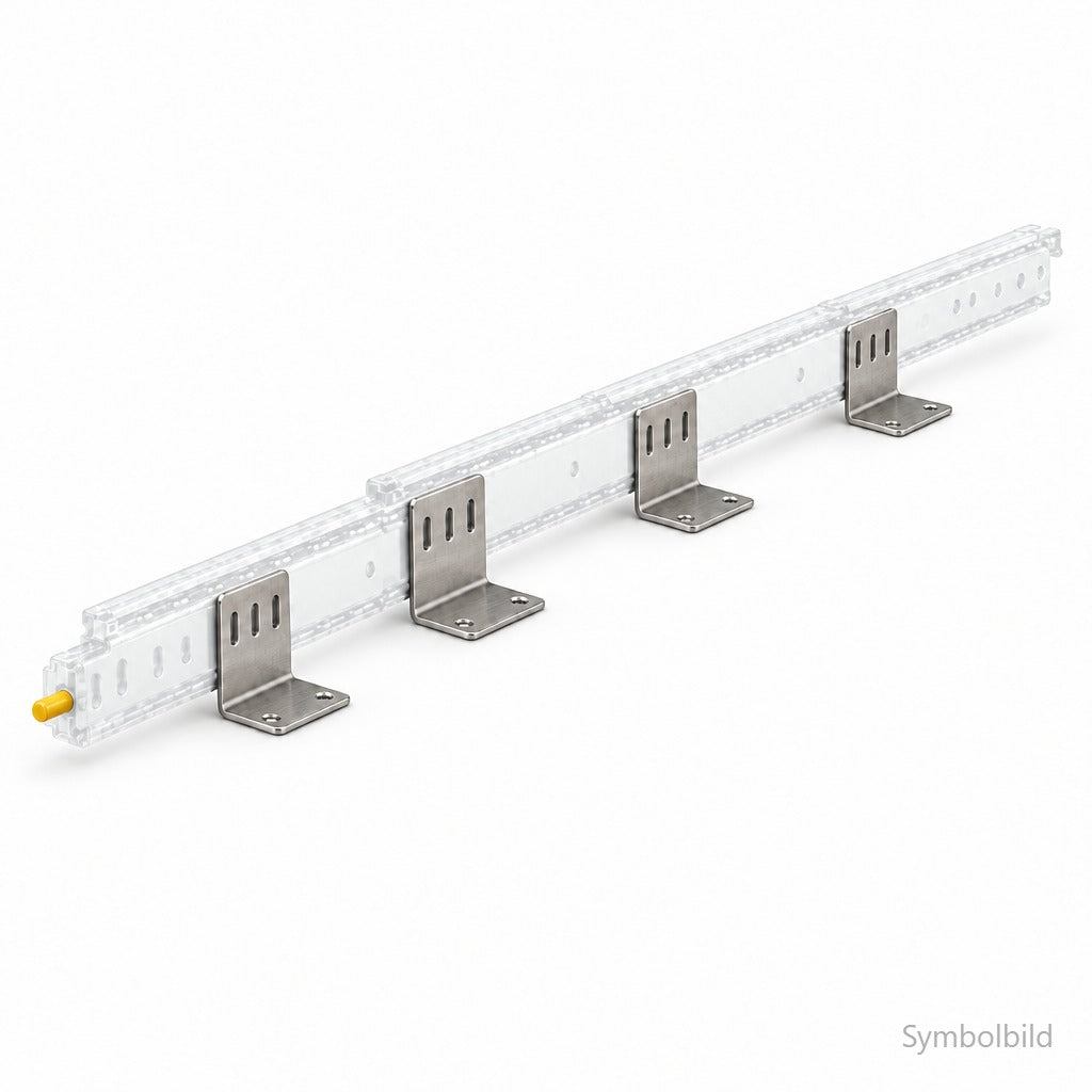 Winkelset innen für Schwerlastschienen bis 220 kg, Variante 760–1500 mm (Symbolbild)