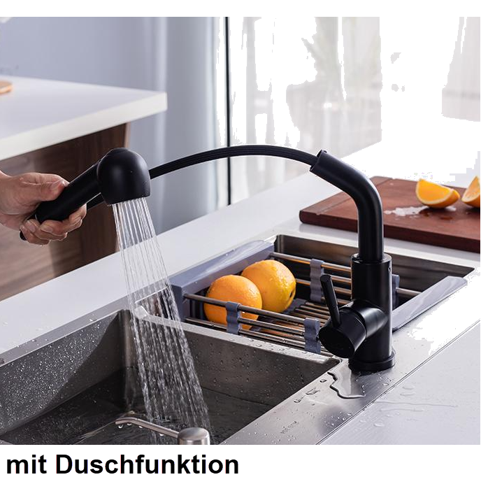 Ausziehbarer Wasserhahn mit Duschfunktion