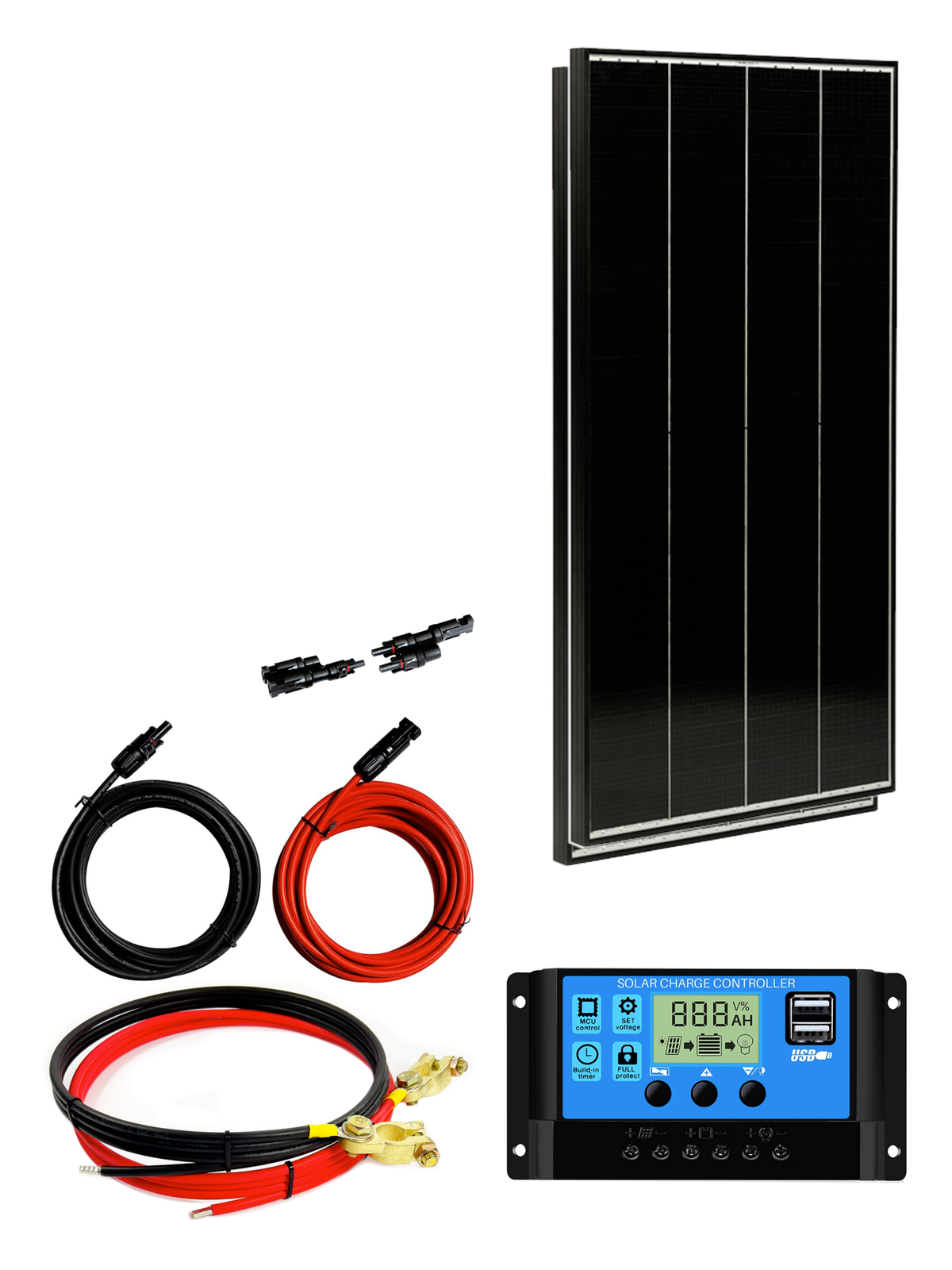 220 Watt Insel - Solaranlage, 12 Volt SET