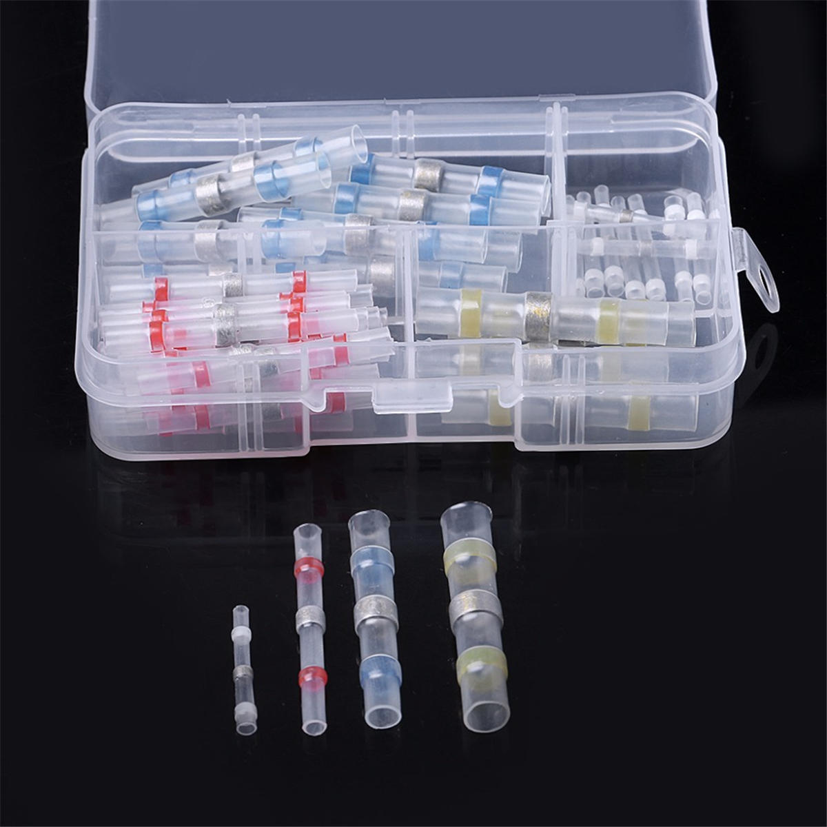 Solder connector 100pcs. with shrink property