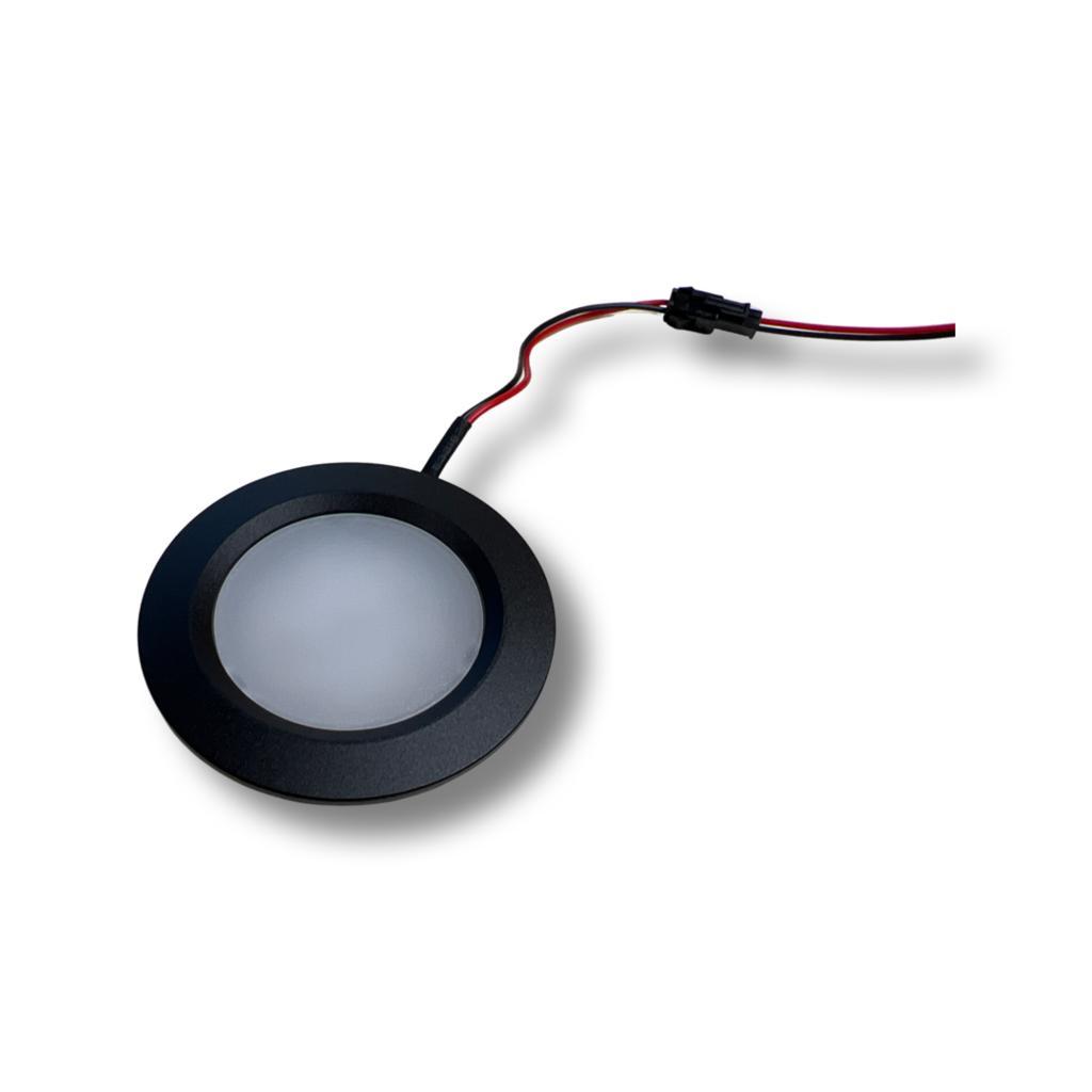 Einbau LED Leuchten mit Dimmer Warmweiss, silber, dimmbar, 12V (4x Leu waerchzueg.ch