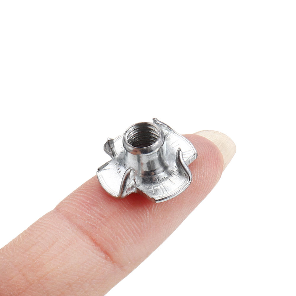 50pcs, Insert d'écrou carré pour bois, M5
