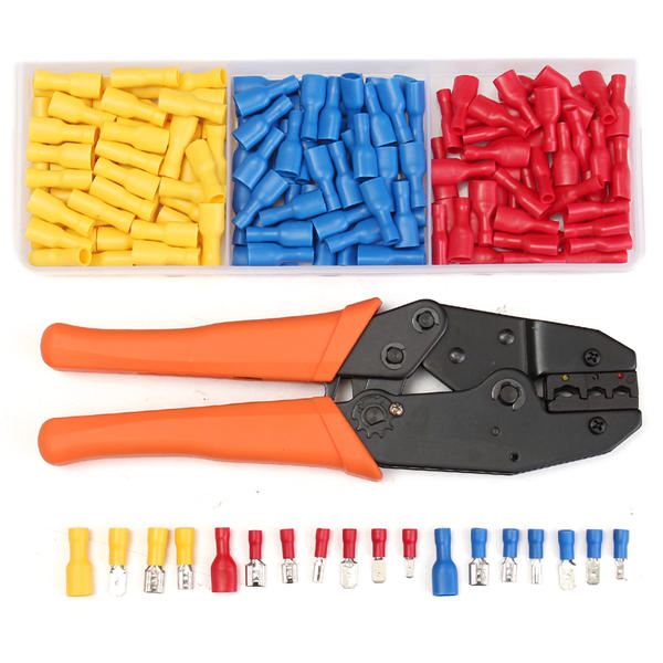 900 - teiliges Kabelschuh Set inkl. Zange und Box