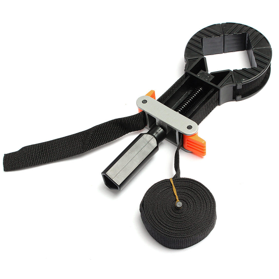 Schnellspanner-Eckbandgurt 4 Backen für z.B. Bilderrahmen & Schubladen