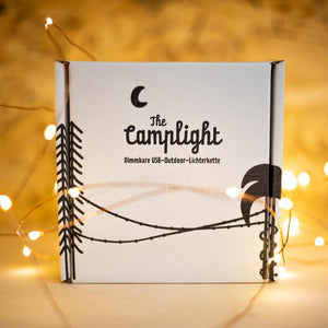 The Camplight - USB Lichterkette, Dimmbar, Wetterfest
