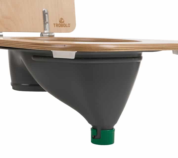 Insert pour toilettes séparatrices (blanc ou gris) & siège de toilettes