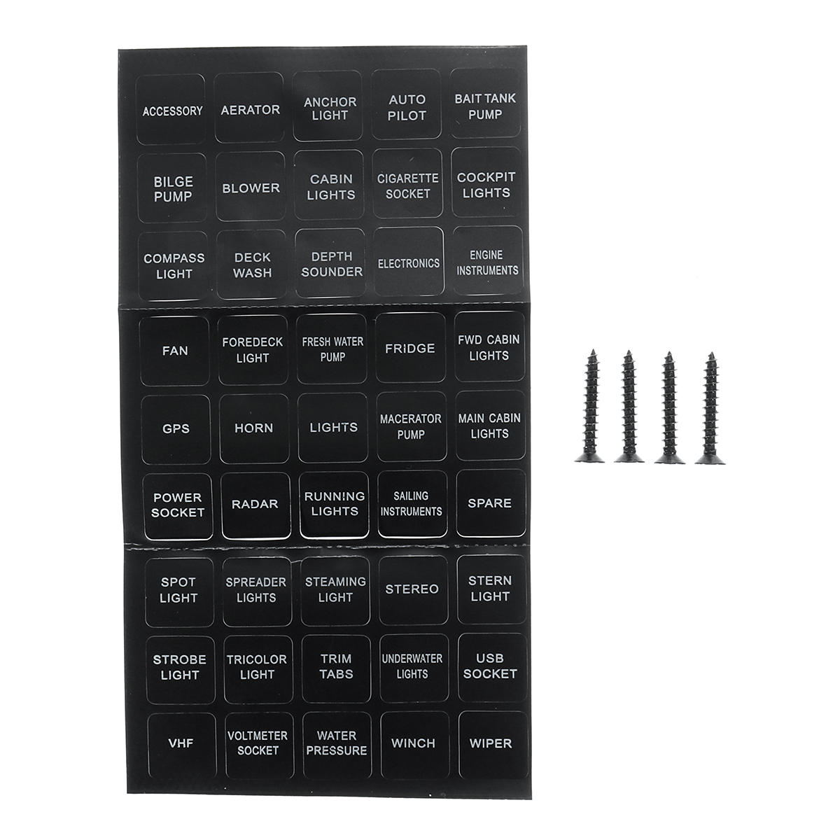 8-faches Schalter / USB / Voltmeter / Zigianzünder Panel
