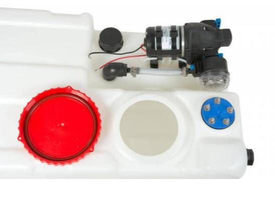 60 Liter Wassertank Bora mit 12V Pumpe 8 L/min