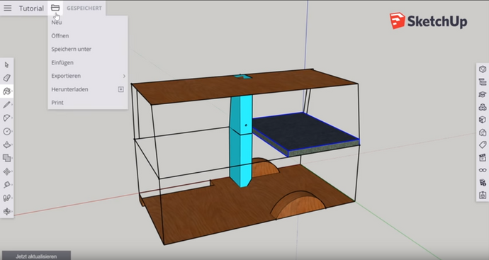 Sketch Up, zeichne deinen Camperausbau, Anleitung