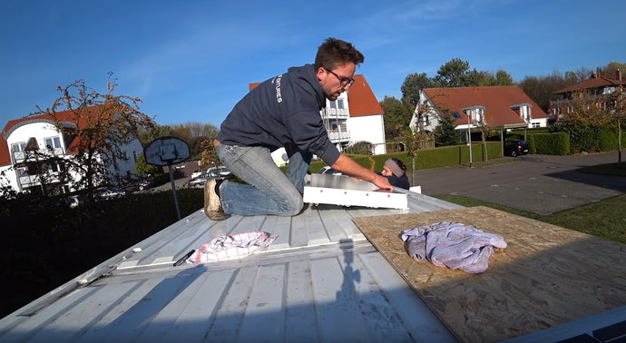 Solaranlage auf Camper montieren