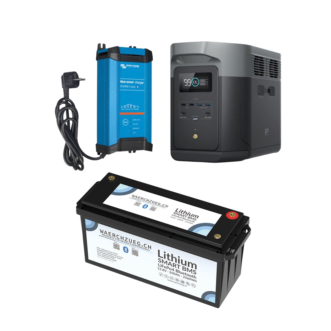 Batterien            Ladegeräte