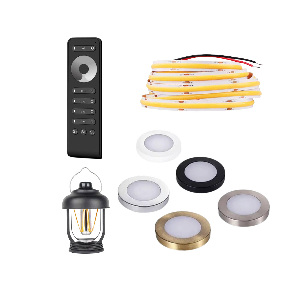 Beleuchtung              LED & Dimmer