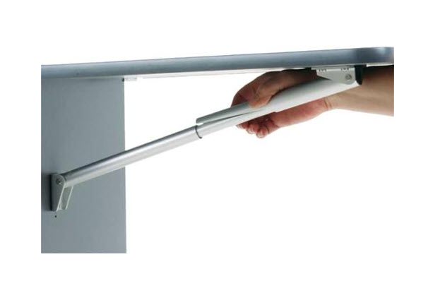 Consoles rabattables en aluminium 150 - 549 mm, plateau de table rabattable