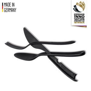 Silwy Besteck-Set Tricky Black