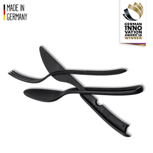 Silwy Besteck-Set Tricky Black
