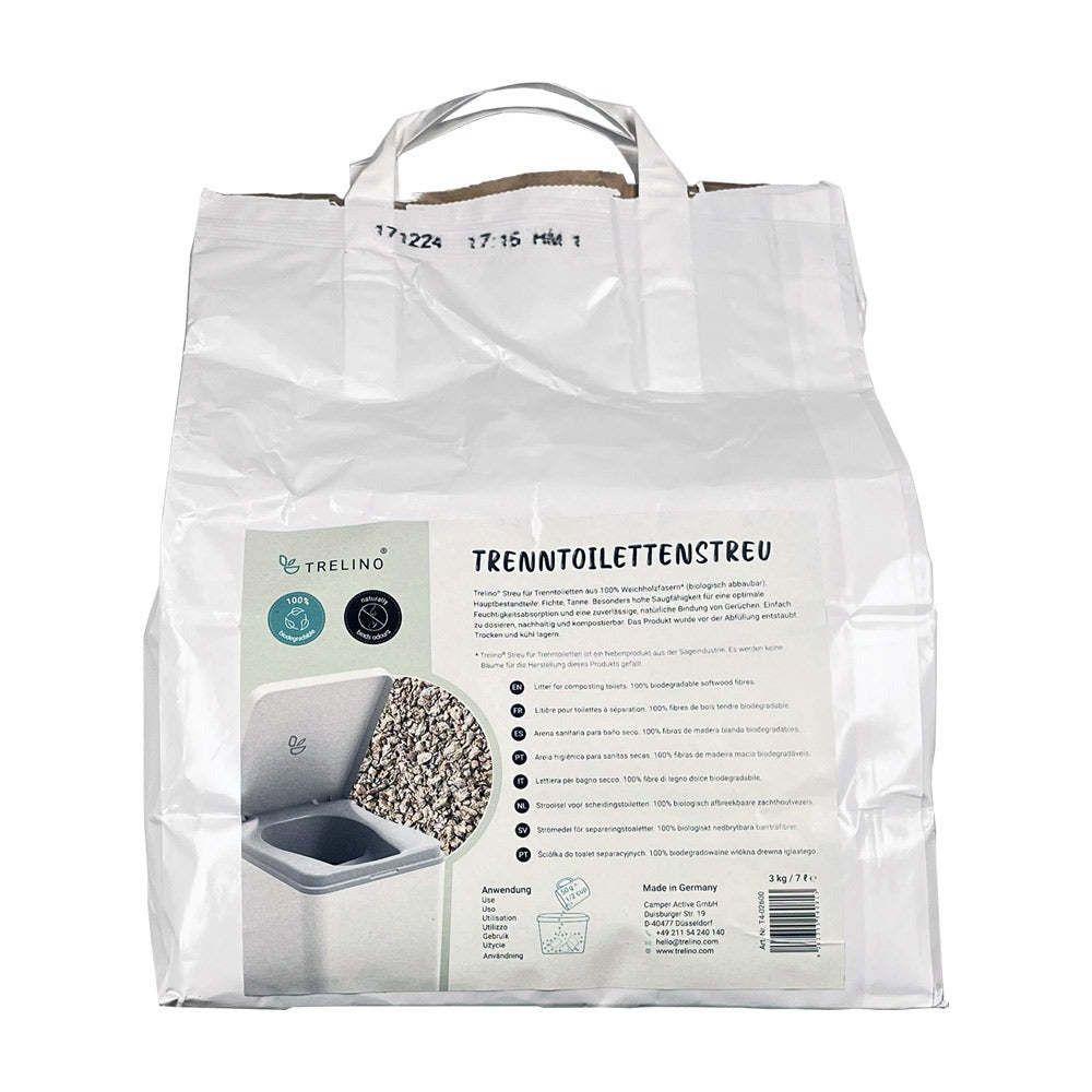 Trelino® • Trenntoilettenstreu, 7 Liter