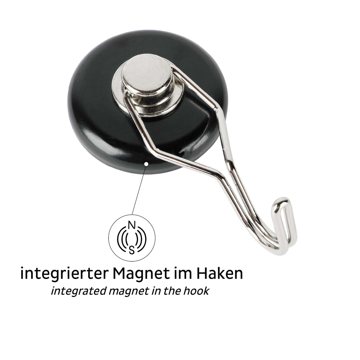 Silwy crochet magnétique THE ONE incl. pad BLACK