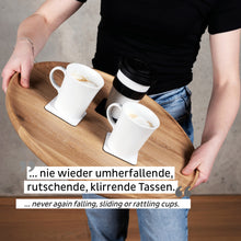 Laden Sie das Bild in den Galerie-Viewer, Porzellan TO-GO-CUP (Pad in BLACK)