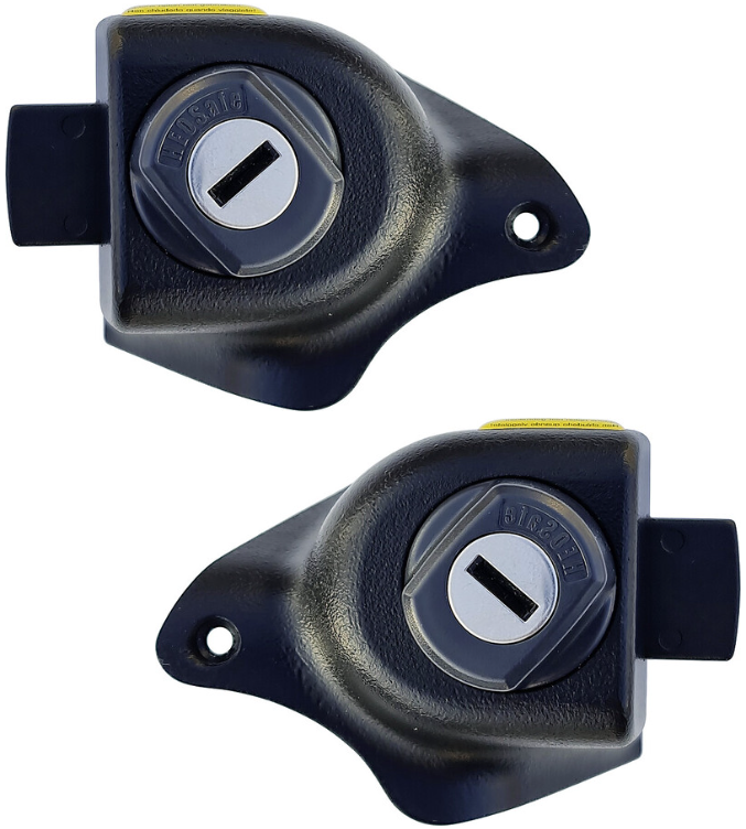 Serrature antifurto HEOSafe adatte a Fiat X250/290, Peugeot, Citroen dal 2021, con serratura, 1 coppia