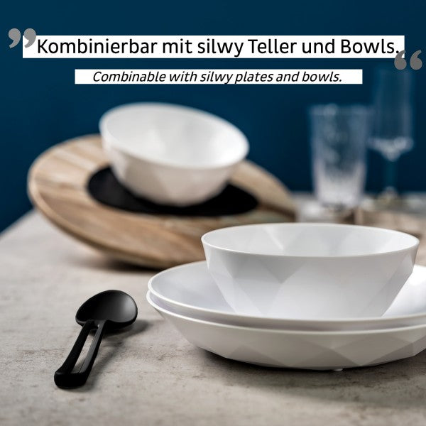 Silwy Besteck-Set Tricky Black