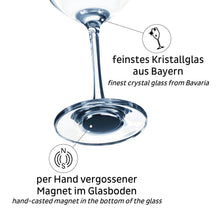 Laden Sie das Bild in den Galerie-Viewer, Silwy Magnet-Kristallgläser WEIN