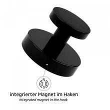 Laden Sie das Bild in den Galerie-Viewer, Silwy Magnet-Haken SPOT inkl. Pad Black