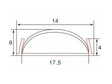 Laden Sie das Bild in den Galerie-Viewer, Diffusorleiste für LED Band bis 10mm breite, 80cm lang