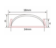 Laden Sie das Bild in den Galerie-Viewer, Diffusorleiste für LED Band bis 10mm breite, 80cm lang