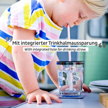 Laden Sie das Bild in den Galerie-Viewer, Silwy Deckel mit Trinkhalmöffnung für Magnet-Trinkbecher
