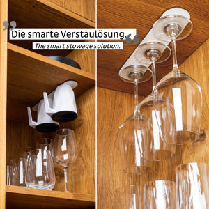 Silwy Metall-Leiste 25 cm WHITE für Magnetgläser