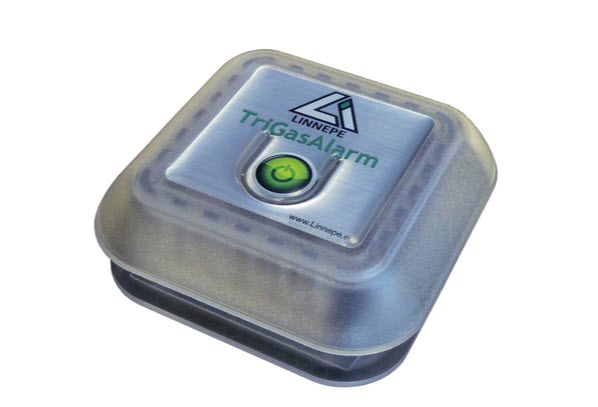 Gaswarngerät TriGas für Betäubungsgase mit Sirene / Propan/Butan, Narkose-/Betäubungsgase