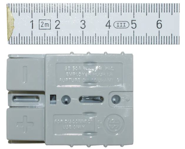 1 Stk. Stecker Anderson Power 2-pol - 6mm2 oder 10mm2 grau