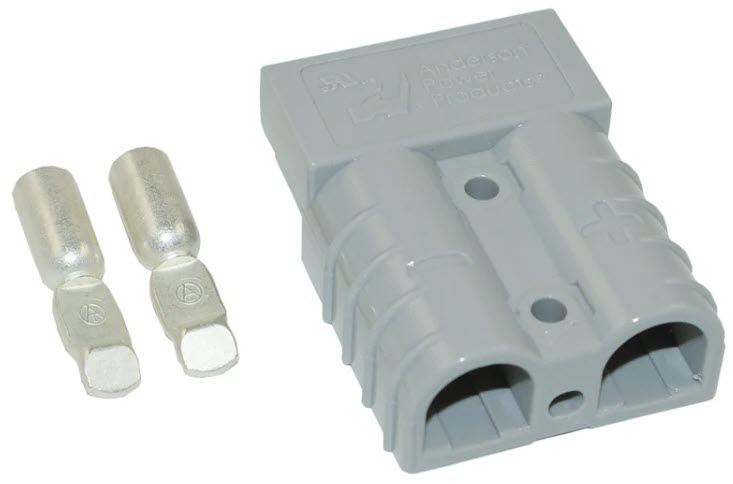 1 Stk. Stecker Anderson Power 2-pol - 6mm2 oder 10mm2 grau
