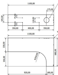 100 Liter Radkasten Tank universal