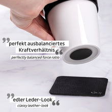 Laden Sie das Bild in den Galerie-Viewer, Porzellan TO-GO-CUP (Pad in BLACK)