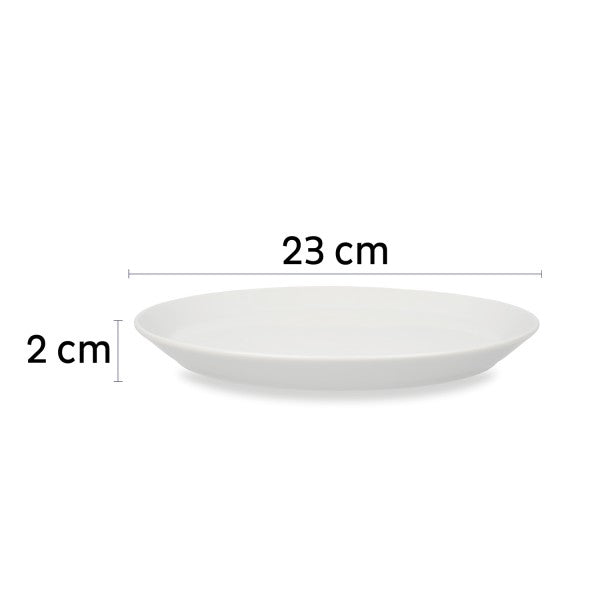 Assiette magnétique en porcelaine Silwy