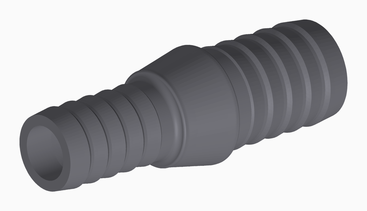 Schlauchverbinder gerade 10.7 – 13.5 mm – Ansicht