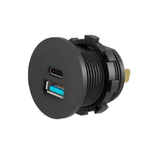 USB-A und USB-C PD3.0, 12V; 45W