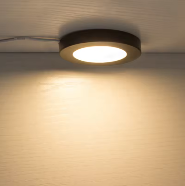 12V LED lamps 2.5W, for surface mounting, in various colors, very bright, warm white