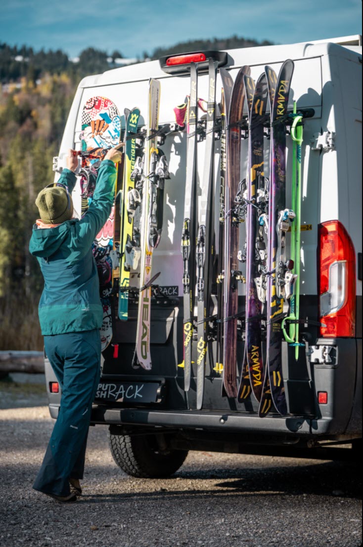 PUSHrack Snowboardträger für 1-2 Snowboards