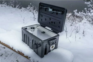 Mobile Heizung in Heatbox 5L Tank mit LifePO4 24Ah Batterie, inkl. Zubehörsatz
