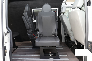 Mobiframe Taxifahrersitz drehbar, inkl. Schiene