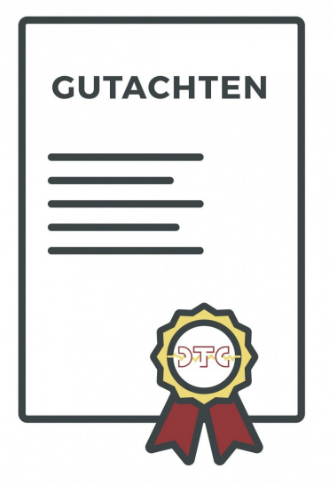 DTC Gutachten für Zulassung Mobiframe Taxifahrersitz