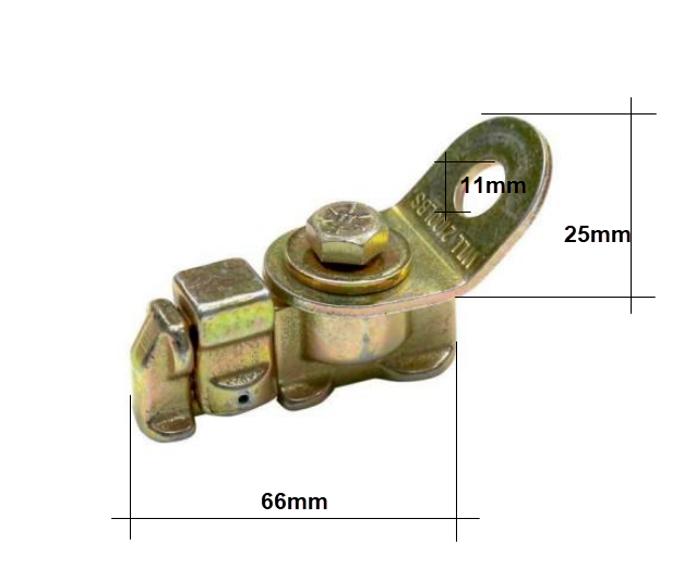 Rails Airlin - Ferrure d'arrimage heavy-duty par 2 œillets