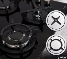 Laden Sie das Bild in den Galerie-Viewer, Glas Gaskochfeld 4 Kochplatten (PG/S-603T)