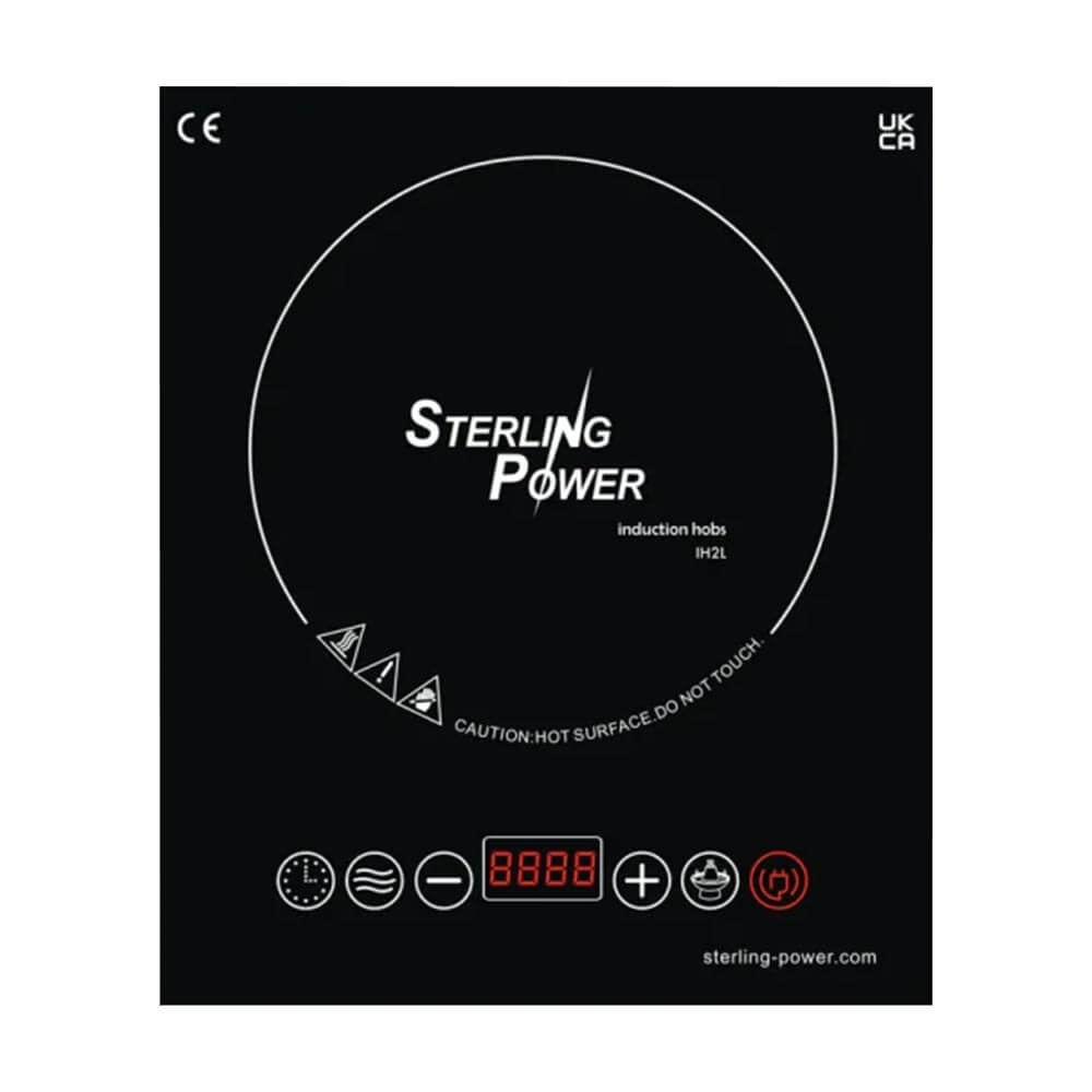 Piano cottura a induzione Sterling da incasso | 1000 Watt - 210 x 250 x 55 mm | IH2L