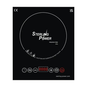 Sterling Einbau-Induktionskochfeld | 1000 Watt - 210 x 250 x 55mm | IH2L