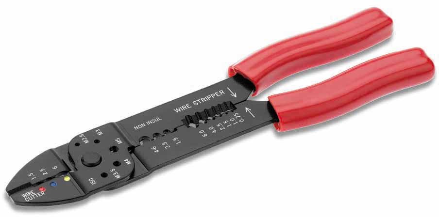 Pinze per crimpare Economy - Crimpatura ovale 0,5-6 mm² Lunghezza 220 mm